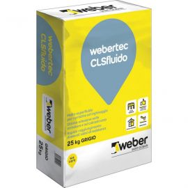 Webertec clsfluido malta superfluida grigio sacco kg 25