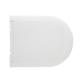 Sedile wc termoindurente mod. td7  forma 7 bianco soft-close