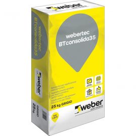 Webertec consolida35 betoncino grigio sacco kg 25