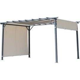 Telo pergola cairo domus acciaio/poly mt 3x4