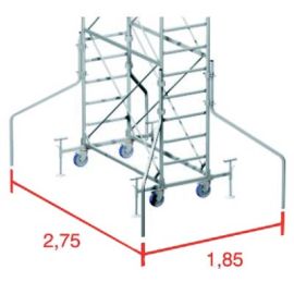 Barre stabilizz x trabattello grim eu 75 marchetti cf=pz 4