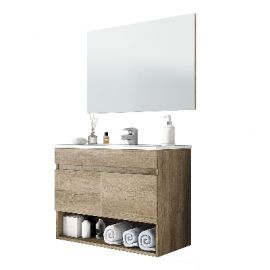 Mobile bagno sospeso cotton/clint (da montare) cm 64 x 80 x 45 nordik