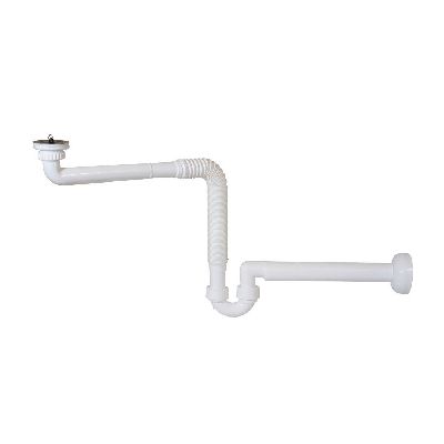 Sifone lavabo 1 1/4 x 40 mm plastica Bianco