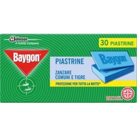 Piastrina zanzare tigre baygon cf=pz 30 conf. da 48cf