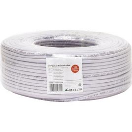 Cavo lan utp cat.5e rame/pvc grigio n°fili 8 cf=mt 100