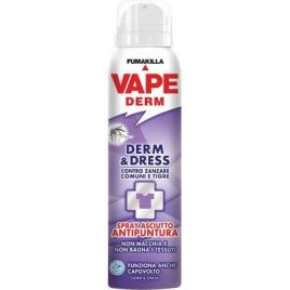 Repellente insetti vape derm e dress spray secco ml 100 conf. da 12pz