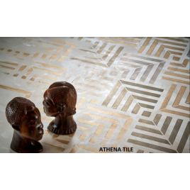 Stencil novacolor athena tile 43x84 cm decorativo su carta speciale