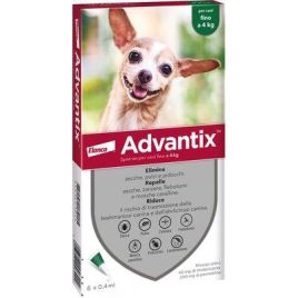 Antiparassitario advantix cani elanco kg  0/4 cf=pz 6