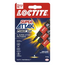 Loctite super attak mini trio power flex 3x1g