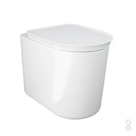 Vaso filo muro valet bianco opaco