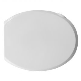 Sedile wc universale durolux atlantico cerniere metallo bianco