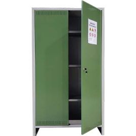 Armadio fitofarmaci smontato prometal vern grigio/verde h.mm 1795  mm 1000x400