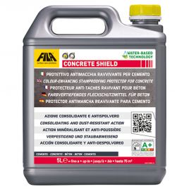 Protettivo antimacchia ravvivante per cemento fila concrete shield 5 lt