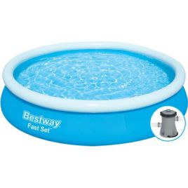 Piscina fast set 57274 bestway filtro lt/h 1.249 cm 366 h.cm 76