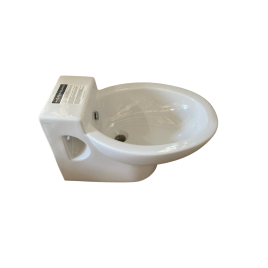 Bidet sospeso la fonte monoforo bianco lucido