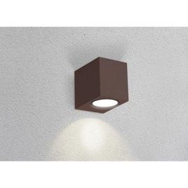 Applique led outdoor axo 1d quadra century corten  volt 230 gu10 ip54