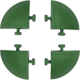 Angolare x piastrella autobloccante pp verde cm 5x5 h.cm 2,5 cf=pz 4