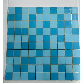 Mosaico azzurro acif sweet cm. 31,5x31,5 prima scelta tessera cm.3x3 emilgroup