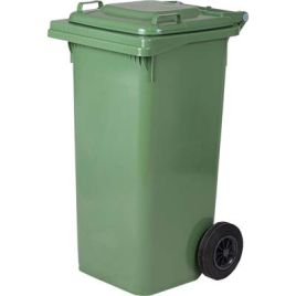 Bidone immondizia green 240 + ruote ics verde lt 240 cm 72x58 h.cm 106