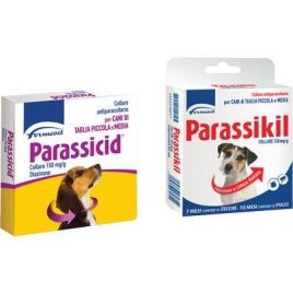 Collare parassicid/parassikil cani formevet kg 5/20 cm 60 conf. da 2pz