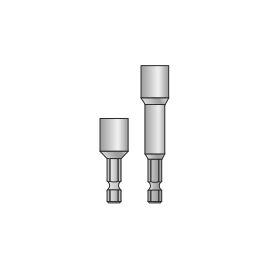 Bussola magnetica esagonale per avvitatori 7 x 42 mm