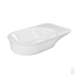 Lavabo da appoggio valet da 64 cm bianco alpino