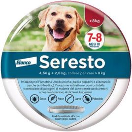 Antiparassitario seresto cani elanco kg 8+ cm 70