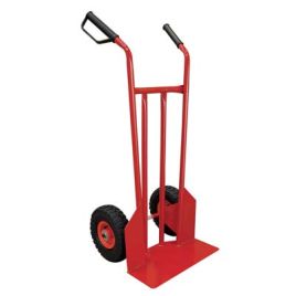 Bravetta carrello portasacco forte hand pneum. mm 255x75 d.metallo f.mm 20 cm 109x47