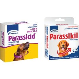 Collare parassicid/parassikil cani formevet kg 20/45 cm 65 conf. da 2pz