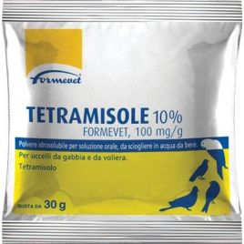 Antibiotico volatili tetramisole 10% formevet gr 30